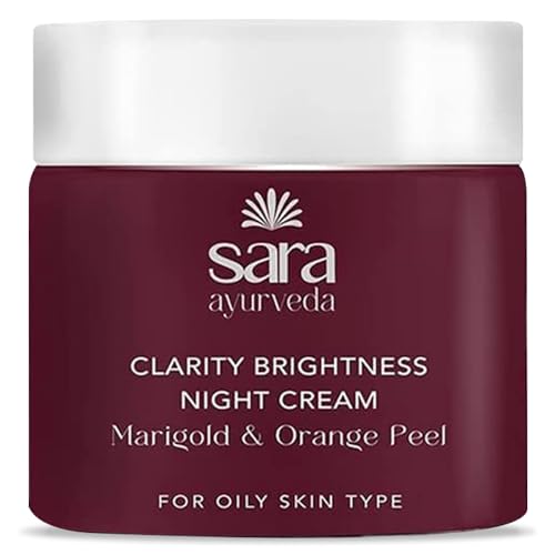 Sara Clarity Brightening Night Cream For Revitalize & Brighten Skin | Suitable For Oily Skin, 40gm For Rs. 181 @ 80 %
