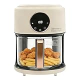 PERFERATE Glass Air Fryer 3.81Qt Capacity Glass Airfryer...