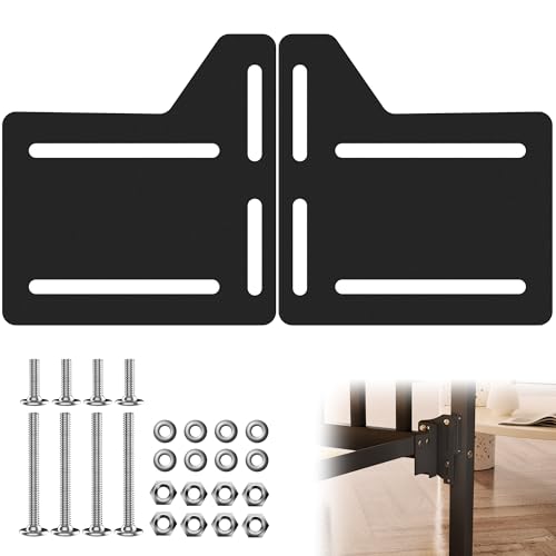 YUEYIN Headboard Adapter Bracket for Connecting and Adjusting Bed Frame Width | with 4 Widened Holes...