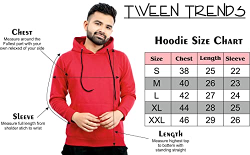 Image of Don't Quit Print Hooded Neck Kangaroo Pocket Winter Wear Sweatshirt for Mens & Boys