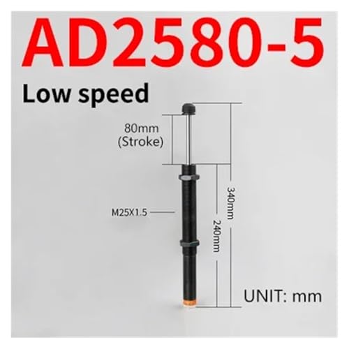 Control de amortiguación ajustable neumático hidráulico AD2580-5 industrial 2