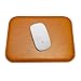 Produktbild Maruse Mauspad aus italienischem Leder, für Zuhause oder Büro, handgefertigt in Italien, honigfarben