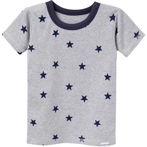 Gerber Baby Boys' Toddler Snug Fit 4-Piece Pajama Short Set4