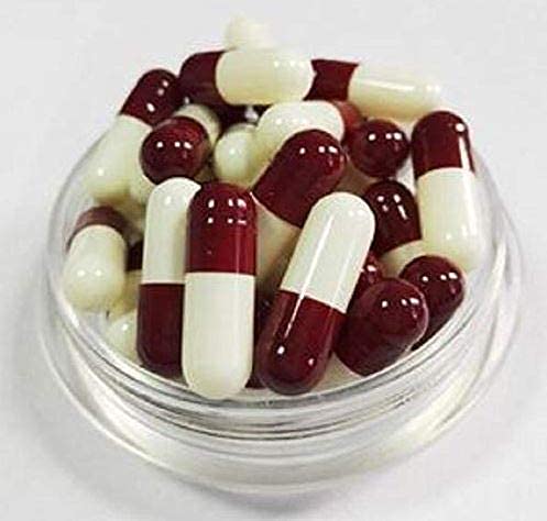 BIOMED Empty Vegetarian Capsules 0 Color : Brown/White 1000 Capsules