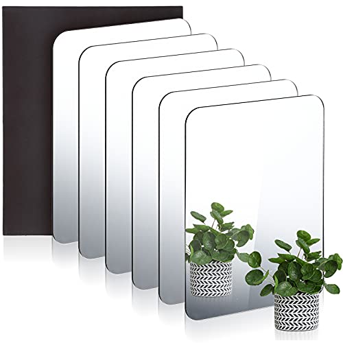 Miroir de casier avec angle arrondi décoration murale aimant - 2