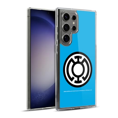 Funda de Gel Suave Samsung Galaxy S23 Ultra carcasa protectora Green Lantern DC Comics azul
