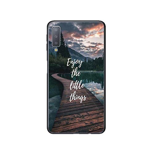 Solimo Hardcover Designer Series Uv Printed Side Soft Back Hard Case Mobile Cover for Samsung Galaxy A7 2018 – D112, Multicolor- Best and cheap mobile covers in India