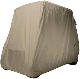 Classic Accessories Fairway Golf Cart Cover, Khaki, Short Roof