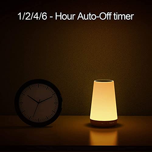 Taipow Led Night Light, Bedside Table Lamp For Baby Kids Room Bedroom Outdoor, Dimmable Eye Caring Desk Lamp With Color Changing Touch Senor Remote Control Usb Rechargeable #TOP2