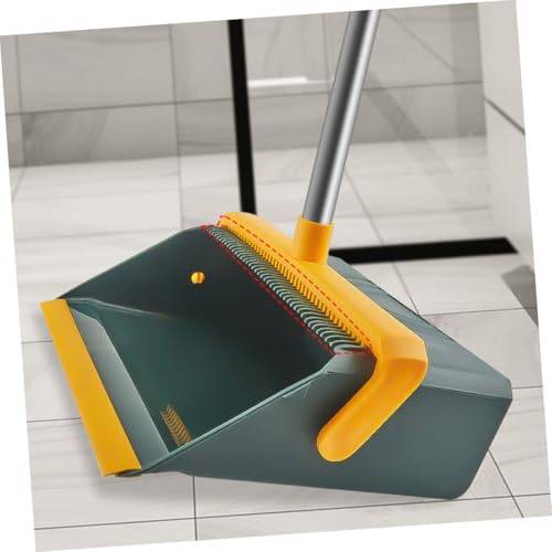 WEKAMOS Klappbarer Besen mit Langstiel und Kehrschaufel Set Haushalts reinigungsset mit Ergonomischem Griff Leicht Platzsparend für Innen Außenbereich für Haushalt Garage und Werkstatt – Bild 4