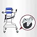 Standing Walker 4 Wheeled Rehabilitation Training Walking Frame Portable Medical Walking Aid for Adults Elderly and The Disabled Mobility Aids Walker