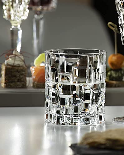 Image of Heavy Base Crystal Rocks Glass - Set of 6 Pcs, 300ml Ideal for Whisky, Bourbon, and Cocktail Serving (6, Stone)