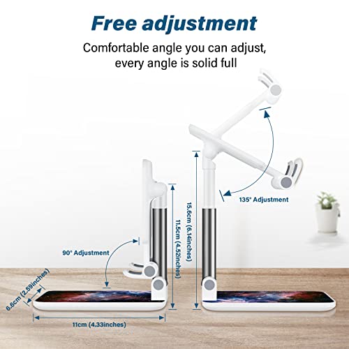Image of Foldable Phone Stand for Desk, Adjustable Angle of View, Suitable for iPhone, Samsung and Other Smart Phones, Colorful Pattern, Portable Electronic Device Stand