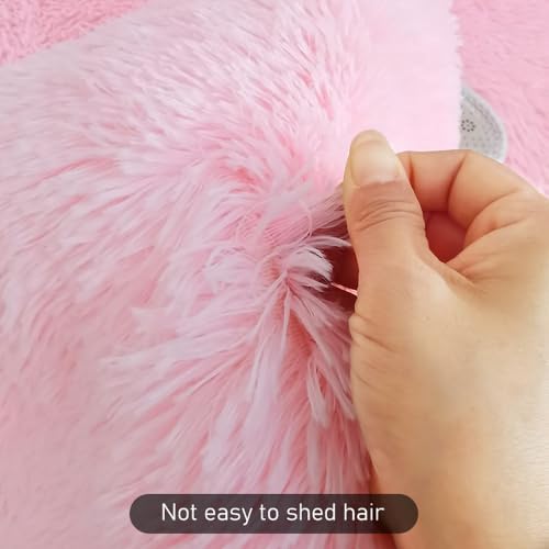 Tapis rose salon tie-dye de qualité supérieure doux et épais