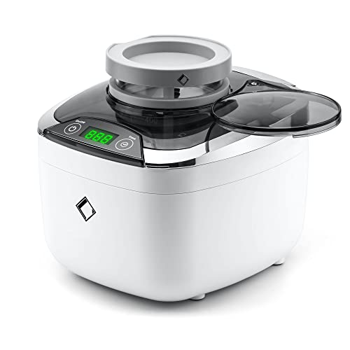 LifeBasis Nettoyeur à Ultrasons 870 ML Bac à Ultrasons 40K Hz avec écher de 500 ML et 5 Minuterie Réglable pour Bijoux Lunettes Montres Pièces de Mécanique Cover