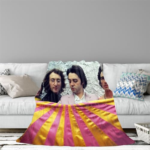 CHEWYZ Couverture The Beatles, couvertures en Peluche, Couverture Polaire en Microfibre, Couverture de canapé, Couverture imprimée 3D pour Adultes et Enfants, Douce et Chaude 100x130cm - Les Beatles, Paul McCartney, John Lennon, RIngo Starr, George Harrison CHEWYZ Couverture The Beatles, couvertures en Peluche, Couverture Polaire en Microfibre, Couverture de canapé, Couverture imprimée 3D pour Adultes et Enfants, Douce et Chaude 100x130cm – Image 8