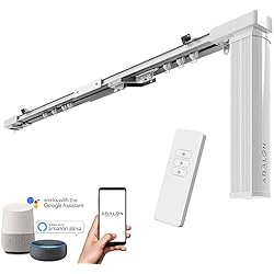 Cortinas Inteligentes ABALON Riel Motorizado para Cortinas, 3 Metros, Motor WiFi Compatible con Alexa Google Home y App móvil, Smart Home, con Mando, Riel Eléctrico, Cortinas Automáticas Motorizadas. (3)