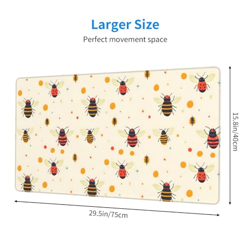 Grand tapis de souris de jeu stable pour éliminer les glissements du clavier