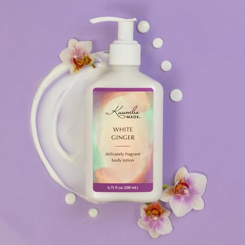 Kuumba Made White Ginger Body Lotion, Hydrating Moisturizer, Vegan, 6.75 Oz image 5