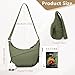 Aucuu Crossbody Bolso de Pana Imagen de Aucuu Crossbody Bolso de Pana