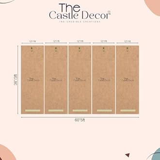 The Castle Decor Beautiful Deer Wall Painting for Living Room Big Size - Deer Wall Painting for Bedroom, Office, Drawing Room, Hotel - Elegant Wall Decor Art for Home Decoration, Gifting (36x60 inch)