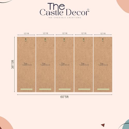 The Castle Decor Beautiful Deer Wall Painting for Living Room Big Size - Deer Wall Painting for Bedroom, Office, Drawing Room, Hotel - Elegant Wall Decor Art for Home Decoration, Gifting (36x60 inch)