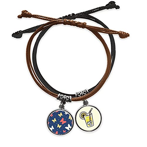 Bracelet corde papillon coloré style bohème pour les journées d'été
