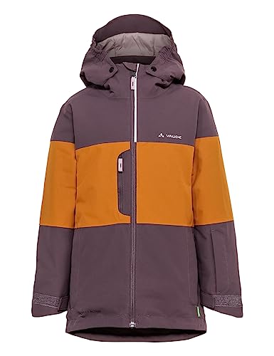 VAUDE Snow Cup gefütterte Jacke Kinder, wasserdicht, blackberry/brown, 92 – Ansicht 1