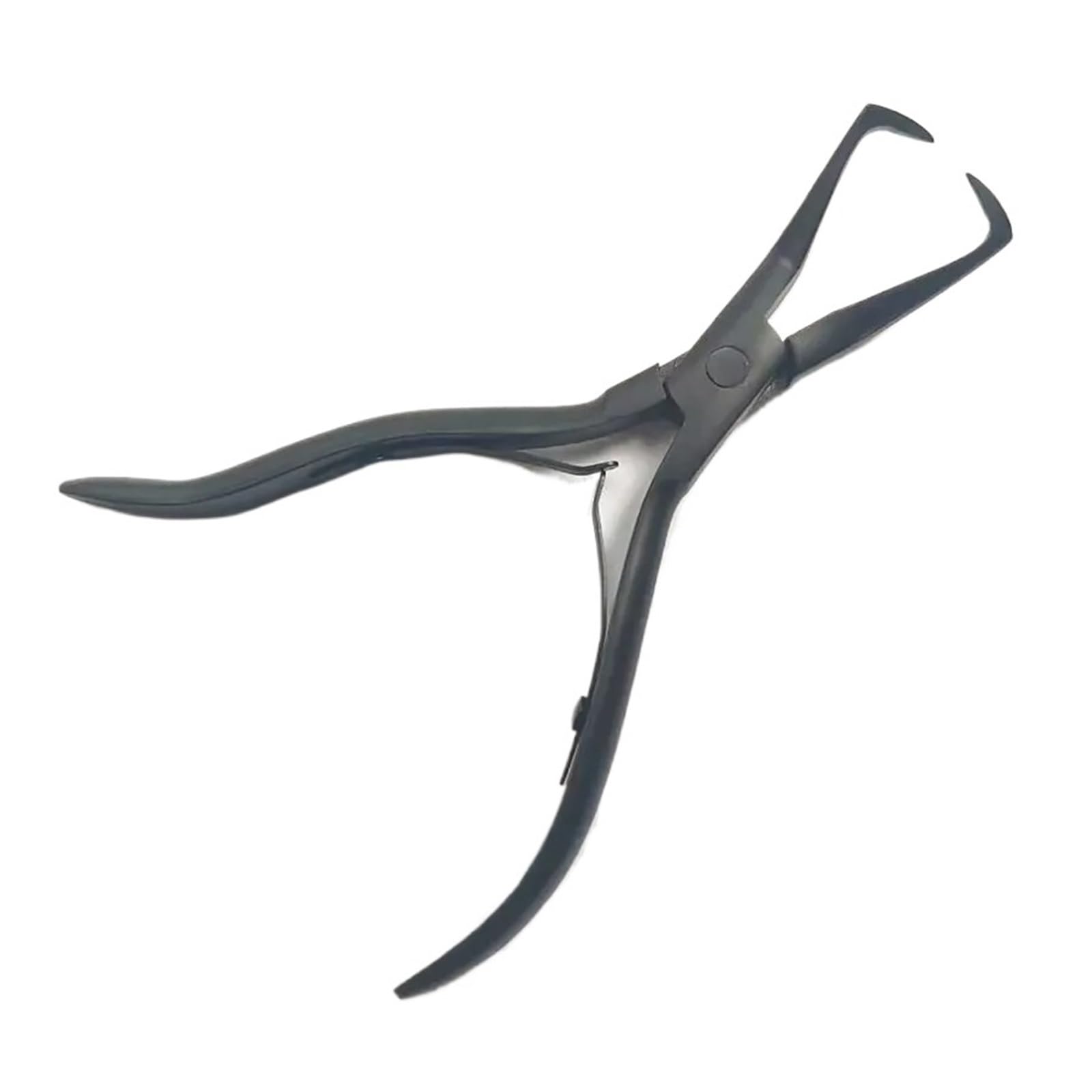 Lizhayg Black Hair Extension Pliers 1 Pcs Profession Extension Tongs Hair Extensions Pliers Stainless Steel Pliers For Micro Rings And Fusion Glue Bond Remover Tool(Black)