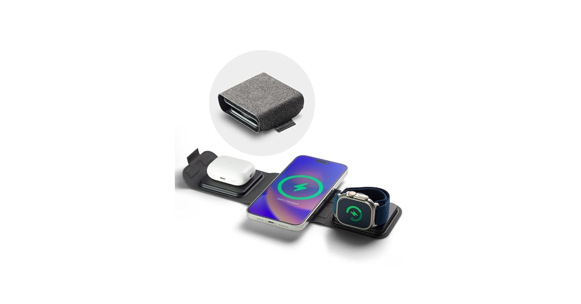 mophie 3 in 1 Travel Charger トラベル　充電器 3-in-1 Portable Travel Charger with MagSafe - Portable