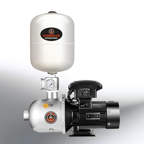 Image of HYDRO24 PRO Pump Vessel 24 Litre Hydro Pneumatic Pressure Pump | Pressure Boosting Tank | Vessel Tank for Booster Pump & Pressure Booster Pump Tank - white