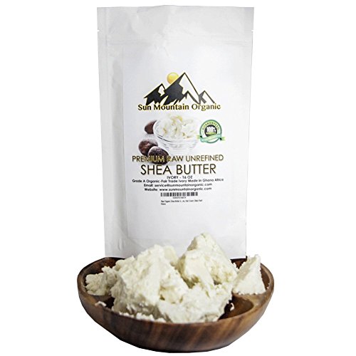 Unrefined Shea Butter Raw Organic Ivory 1lb - Highest quality from Ghana Africa