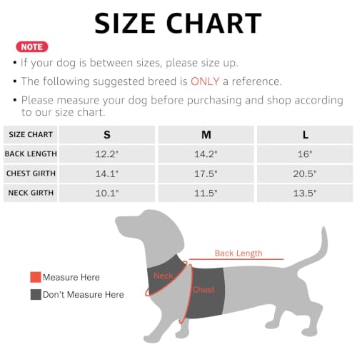 Image of SCENEREAL Dachshund Winter Dog Vest Coat with Harness Built in