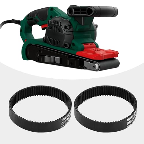 2 Stück Zahnriemen Antriebsriemen, 225 Mm Länge 14 Mm Breite 75 Zähne, Zahnriemen für Schleifmaschinen, 225-3M-14 Kompatibel mit Bosch PBS75 PBS75E