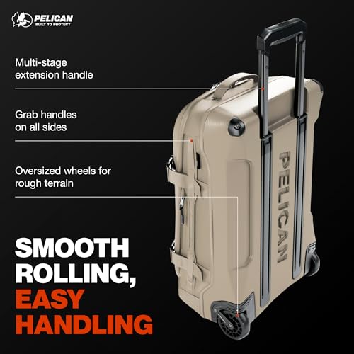Pelican Aegis Luggage - Carry On Duffel Bag with Wheels - 22 Inch Carry On Bag - Airline Approved (Sand) - image 5