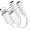 41XHvTQDRLL. SS100 Apple-MFi-Certified-Lightning-to-35-mm-EarbudsHeadphonesEarphones-Audio-Jack2-Pack-Cord-Dongle-Aux-Cable-Compatible-with-Newst-iPhone-12-SE-20201111-ProXs-MaxXRX8787-PlusiPad-Series