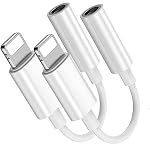 41XHvTQDRLL. SS150 Apple-MFi-Certified-Lightning-to-35-mm-EarbudsHeadphonesEarphones-Audio-Jack2-Pack-Cord-Dongle-Aux-Cable-Compatible-with-Newst-iPhone-12-SE-20201111-ProXs-MaxXRX8787-PlusiPad-Series
