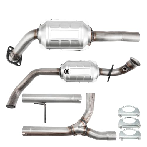 ZonCar Left and Right Catalytic Converter Direct-Fit Stainless Steel Compatible with 2004-2008 F150 4.6L RWD - Replace# OE 30540/30539/0794188 (EPA Compliant) by ZonCar - Used condition - Image 7