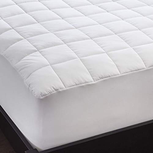 Plush Mattress Pad - Quilted, Deep Mattress Cover, Full Mattress pad