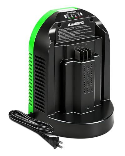 Aoasur Replacement for EGO 56V Battery Charger Compatible with EGO 56V Battery BA1400T BA2242T BA2800T BA3360T - for EGO Power+ CH3200 CH5500 CH2800(Green)