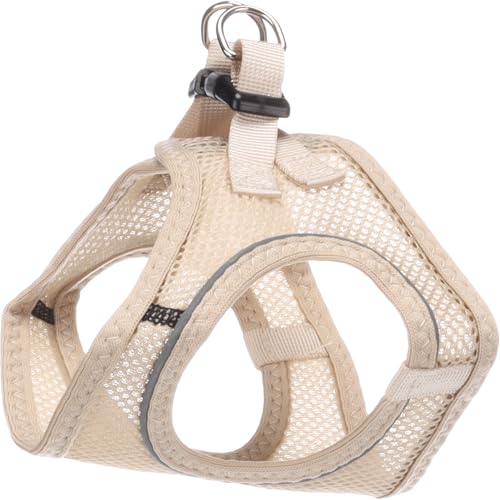 Flamingo Dog Harness Step&Go Bento Beige S 30-35cm 37-40cm - Image 2