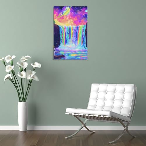 Affiche decoration salon cascade murale impression sur toile 20x30 - 5