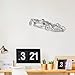 Xedatric F1 Race Metal Wall Art - Formula 1 Speed-Themed Silhouette Sculpture for Garage, Man Cave, Living Room - Unique Gift for Racing Fans