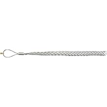 Cable Pulling Grip Sock Flexible Eye Mesh Rope Cable Sock Kit Galvanizing Steel Antislip Pipe Cable Wire Pulling Grips Lassos 6 Set 15-18mm