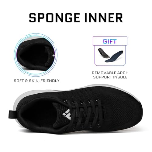 Image of Mishansha Womens Sneakers Air Cushion Running Tennis Shoes Women Lightweight Arch Support Walking Shoes