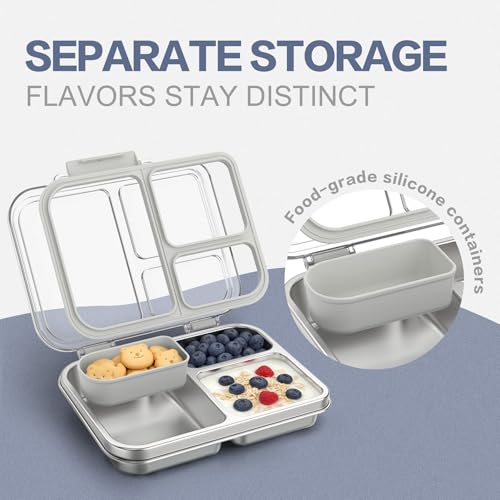 FAJSL Stainless Steel Bento Box for Kids