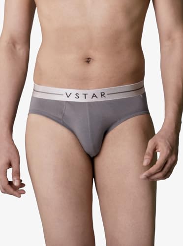 Image of VSTAR SG 04 Men's Cotton Elastane Brief with Metallic Waistband