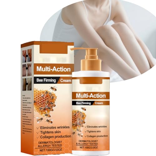 Crema reafirmante de propóleos de abeja, hidratante corporal natural para mujeres y hombres, crema nutritiva hidratante con extractos botánicos de jalea real, cuidado diario suave de la piel (1 unidad