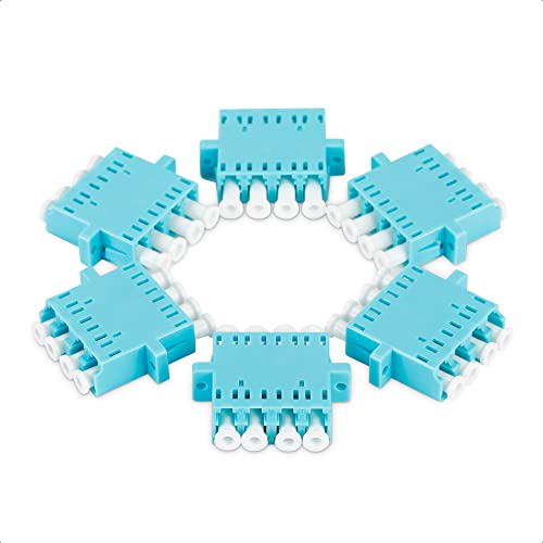 Adaptateur fibre optique multimode LC vers LC UPC Quad OM3 OM4 coupleur de fibre optique lot de 6