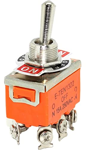 KN-1322 Chave Alavanca Interruptor 1322 15a 250v 6-Terminais